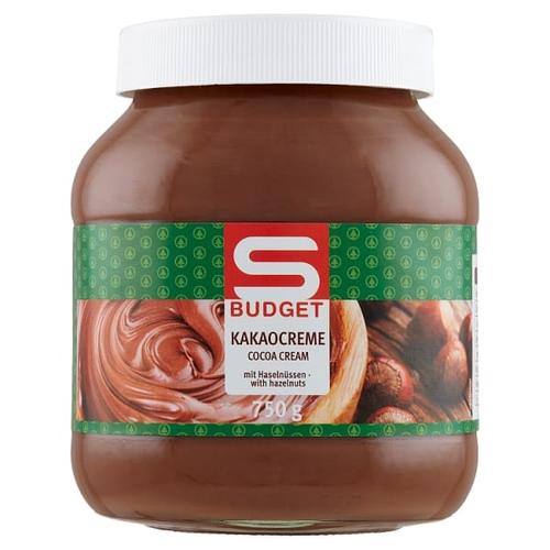 S-BUDGET KENHETŐ KAKAÓSKRÉM MOGYORÓVAL 750G